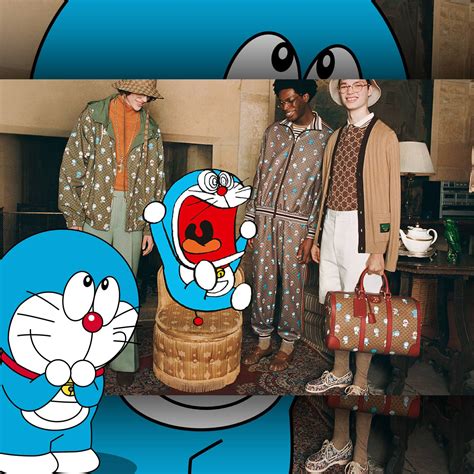 gucci doraemon capsule collection.